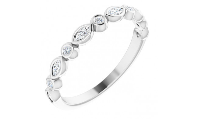 Platinum 1/4 CTW Diamond Anniversary Band - 123175603P