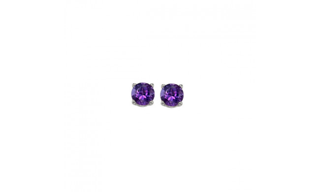 Gems One 14Kt White Gold Amethyst (1/2 Ctw) Earring - EMR40-4W