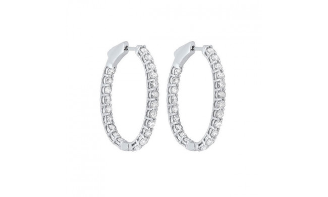 Gems One 14Kt White Gold Diamond (3Ctw) Earring - ER10127-4WF