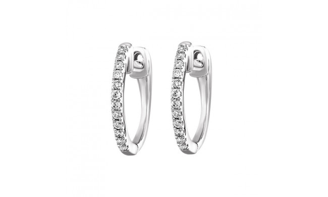 Gems One 10Kt White Gold Diamond (1/10 Ctw) Earring - ER10536-1WD