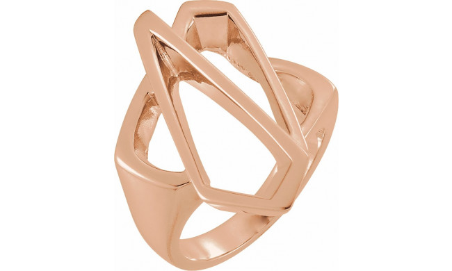 14K Rose Freeform Ring - 5511100P