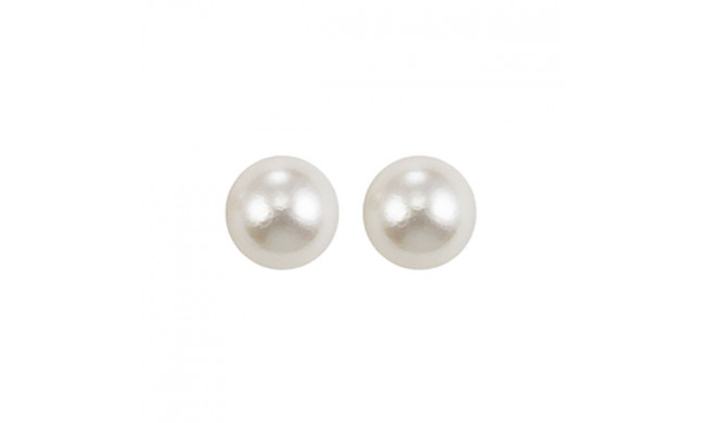 Gems One Silver Pearl (2 Ctw) Earring - FWPS9.5-SS