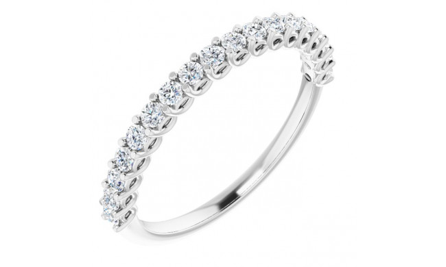 14K White 1/3 CTW Diamond Anniversary Band - 1239736008P