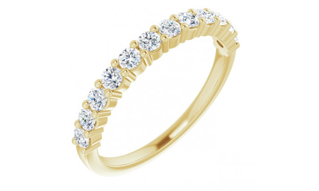 14K Yellow 5/8 CTW Diamond Anniversary Band - 12287760033P