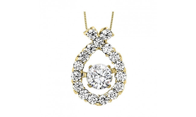 Gems One 14KT Yellow Gold & Diamond Rhythm Of Love Neckwear Pendant  - 1/2 ctw - ROL1003-4YC