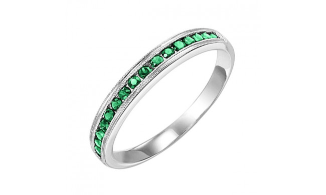 Gems One 10Kt White Gold Emerald (1/3 Ctw) Ring - FR1033-1W