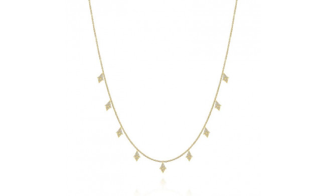 Gabriel & Co. 14k Yellow Gold Kaslique Diamond Necklace - NK5808Y45JJ