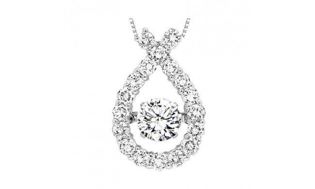 Gems One 14KT White Gold & Diamond Rhythm Of Love Neckwear Pendant  - 3/4 ctw - ROL1138-4WC