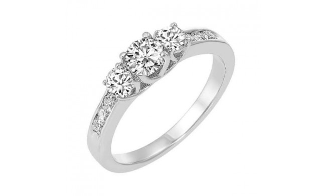 Gems One 14Kt White Gold Diamond (3/4Ctw) Ring - RG10432-4WF