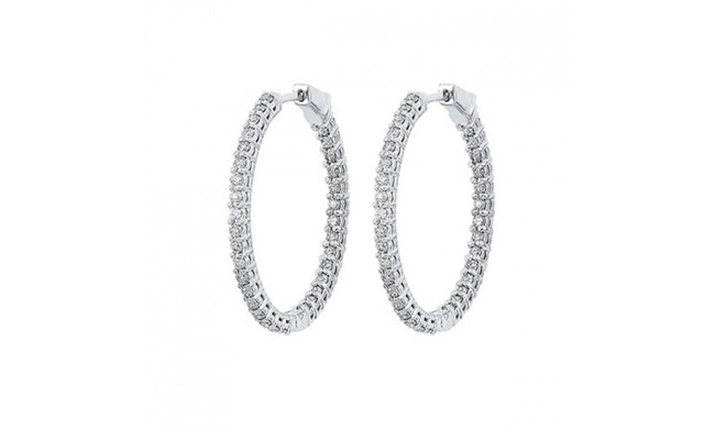 Gems One 14Kt White Gold Diamond (1Ctw) Earring - ER10312-4WF