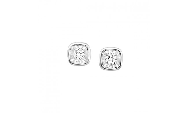 Gems One 14Kt White Gold Diamond (1/6Ctw) Earring - ER10672-4WD