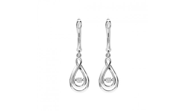 Gems One Silver Diamond (1/20 Ctw) Earring - ROL2046-SSWD