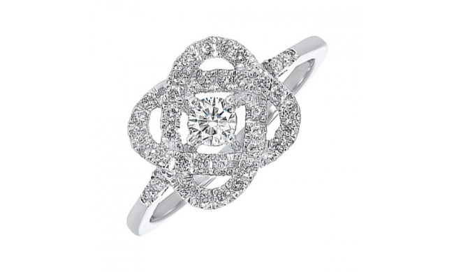 Gems One 14Kt White Gold Diamond (1Ctw) Ring - RG10837-4WF