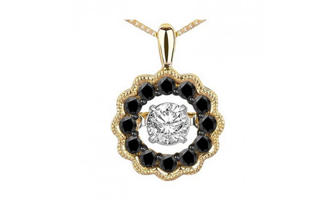 Gems One 14KT Yellow Gold & Diamond Rhythm Of Love Neckwear Pendant  - 3/8 ctw - ROL1052-4YCBK