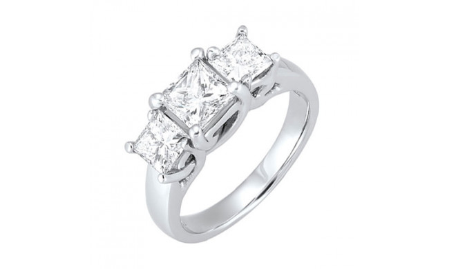 Gems One 14Kt White Gold Diamond (1/3Ctw) Ring - RG73338-4WC
