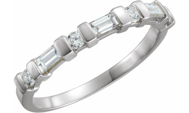 Platinum 3/8 CTW Diamond Anniversary Band - 61303251376P