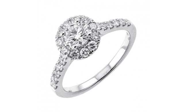 Gems One 14Kt White Gold Diamond(1Ctw) Ring - RG70628-4WC