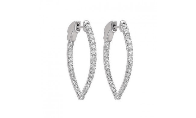 Gems One 14Kt White Gold Diamond (1/2Ctw) Earring - ER10443-4WC