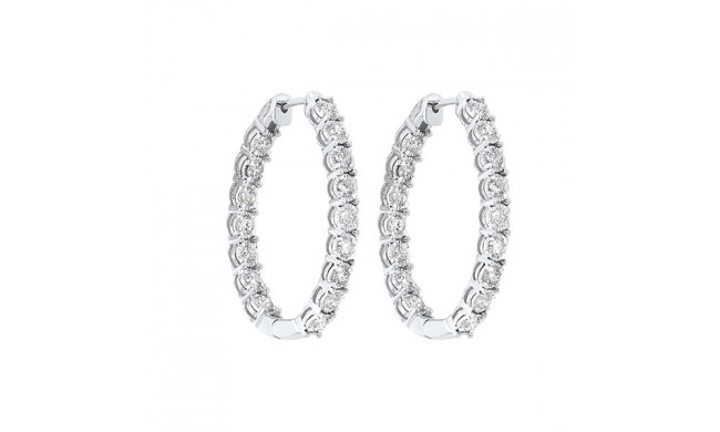 Gems One 14Kt White Gold Diamond (2Ctw) Earring - ER24309-4WC