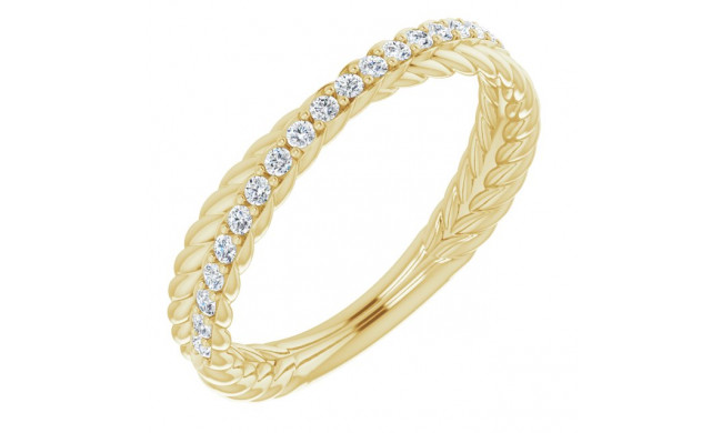 14K Yellow 1/5 CTW Diamond Anniversary Band - 122982601P