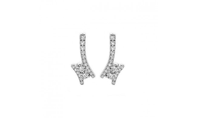 Gems One 14Kt White Gold Diamond (1/2Ctw) Earring - TWO2001/50-4WC