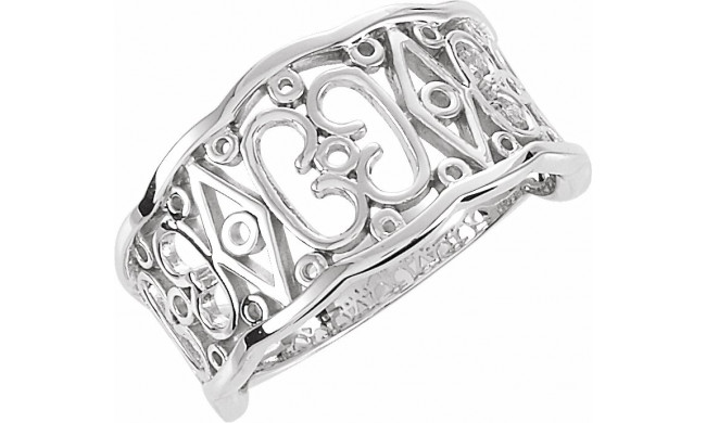 14K White Freeform Remount Ring - 51756322P