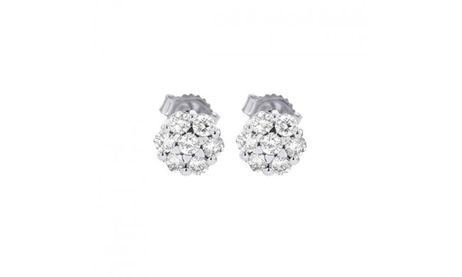 Gems One 14Kt White Gold Diamond (1/4Ctw) Earring - ER29578-4WH