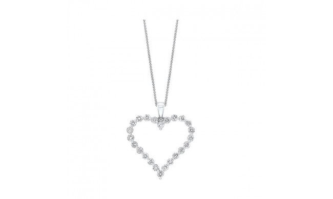 Gems One 14Kt White Gold Diamond (1Ctw) Pendant - PD10411-4WF
