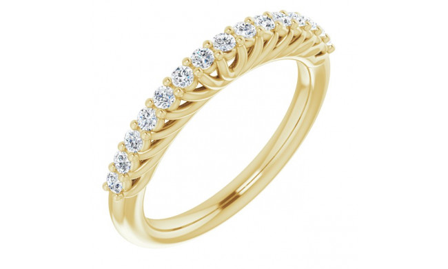 14K Yellow 1/3 CTW Diamond Anniversary Band - 12261460009P