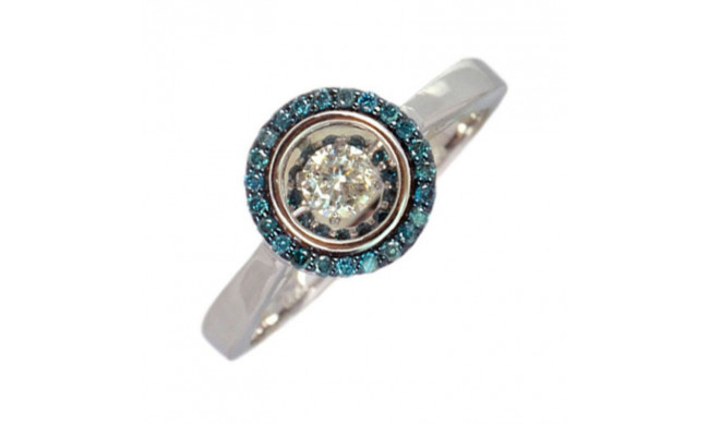 Gems One 14KT White Gold & Diamond Rhythm Of Love Fashion Ring   - 3/8 ctw - ROL1103-4WCBL