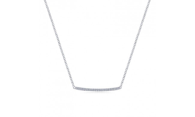Gabriel & Co. 14k White Gold Lusso Diamond Necklace - NK5986W45JJ