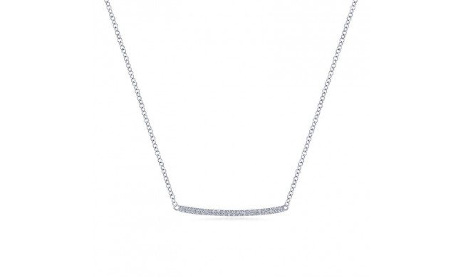 Gabriel & Co. 14k White Gold Lusso Diamond Necklace - NK5986W45JJ