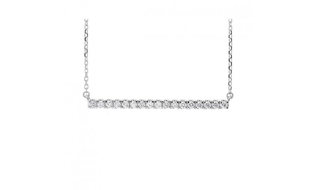 Gems One 14Kt White Gold Diamond (1/4Ctw) Pendant - PD31854-4WD