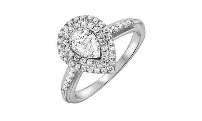 Gems One 14Kt White Gold Diamond(3/4Ctw) Ring - RG58651-4WB