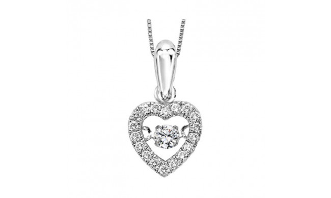 Gems One 10KT White Gold & Diamonds Stunning Neckwear Pendant - 1/5 ctw - ROL1021-1WDBL