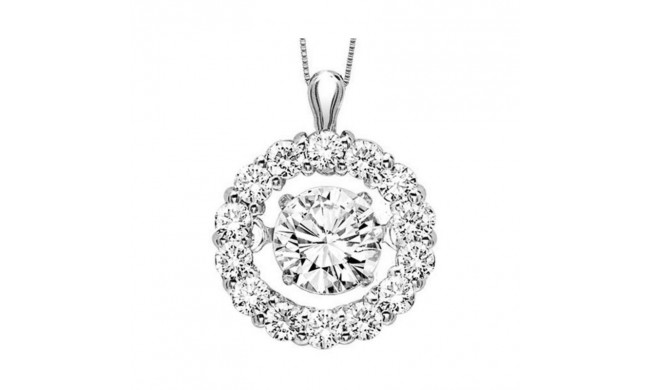 Gems One 14KT White Gold & Diamond Rhythm Of Love Neckwear Pendant  - 1/2 ctw - ROL1006-4WC