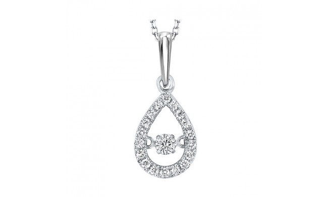 Gems One 10Kt White Gold Diamond (1/5Ctw) Pendant - ROL1023-1WC