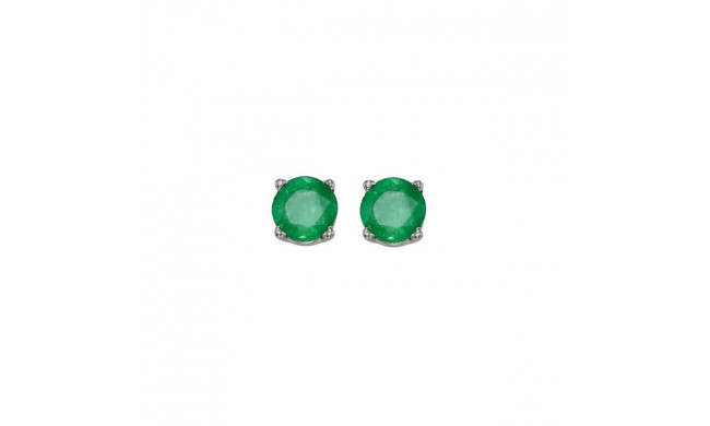 Gems One 14Kt White Gold Emerald (1 Ctw) Earring - EER50-4W