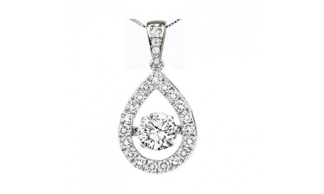 Gems One 14KT White Gold & Diamonds Stunning Neckwear Pendant - 1-1/3 ctw - ROL1146-4WC