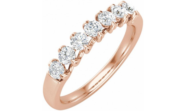 14K Rose 1/2 CTW Diamond Anniversary Band - 653589602P