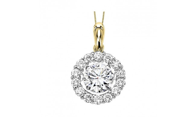 Gems One 14KT Yellow Gold & Diamond Rhythm Of Love Neckwear Pendant   - 1/2 ctw - ROL1246-4YC