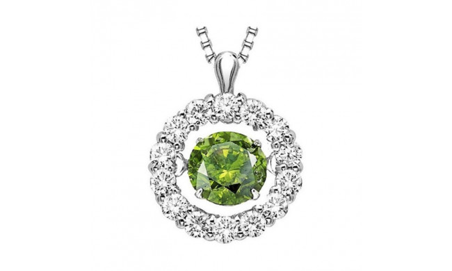 Gems One 14KT White Gold & Diamond Rhythm Of Love Neckwear Pendant  - 1 ctw - ROL1043-4WCGD