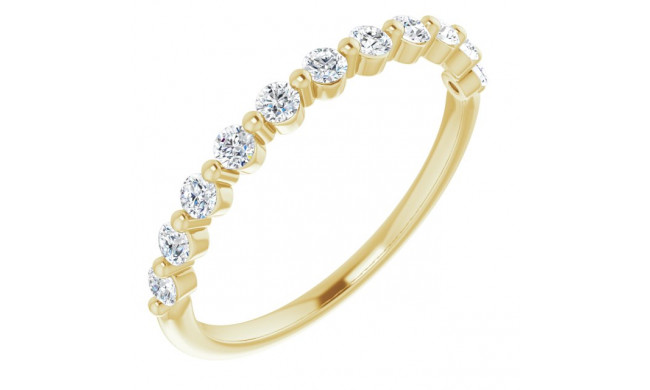 14K Yellow 1/3 CTW Diamond Anniversary Band - 1236026022P