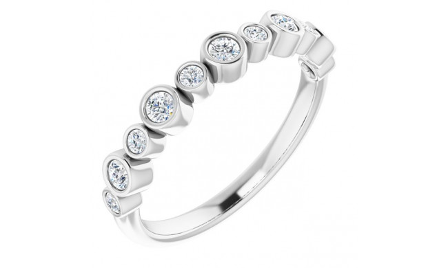 14K White 1/3 CTW Diamond Ring - 122856600P