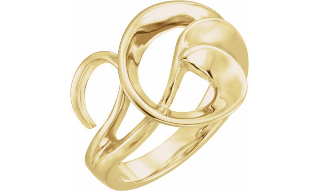 14K Yellow Freeform Ring - 542023154P