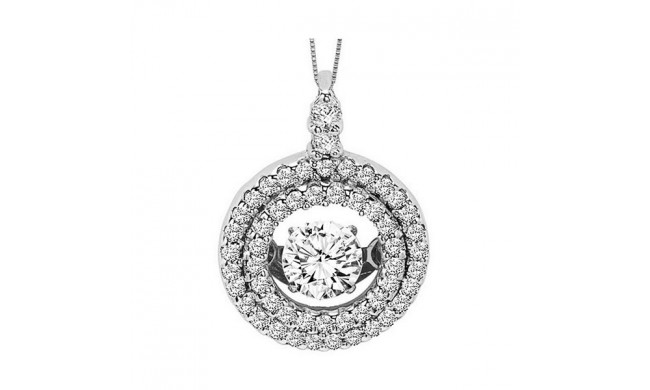 Gems One 14Kt White Gold Diamond (3/8Ctw) Pendant - ROL1004-4WC