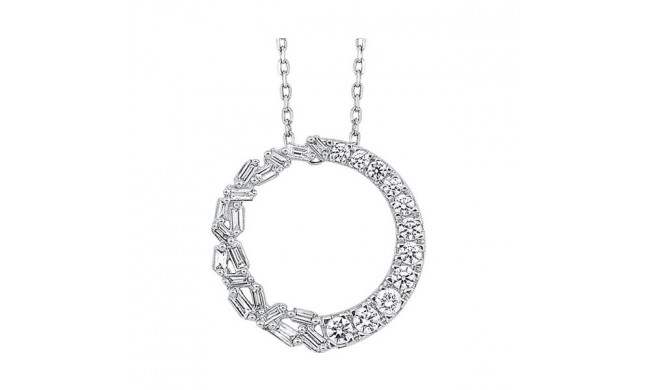 Gems One 14Kt White Gold Diamond (3/8Ctw) Pendant - PD10361-4WCSC