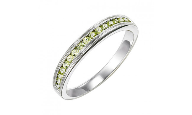 Gems One 10Kt White Gold Peridot (1/3 Ctw) Ring - FR1221-1W