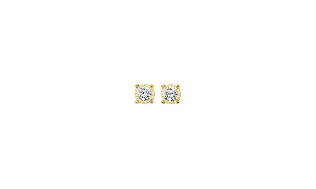 Gems One 14Kt Yellow Gold Diamond (1/10 Ctw) Earring - FE1259/10-4YC