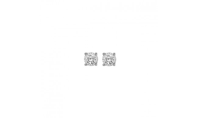 Gems One 14Kt White Gold Diamond (1/6Ctw) Earring - FE1259/15-4WC